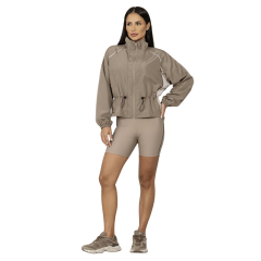 Casaco Run More 14324 Corta Vento Com Gola tecido Aspen