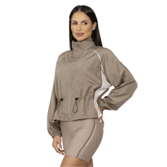 Casaco Run More 14324 Corta Vento Com Gola tecido Aspen