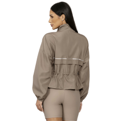 Casaco Run More 14324 Corta Vento Com Gola tecido Aspen