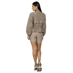 Casaco Run More 14324 Corta Vento Com Gola tecido Aspen