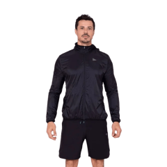 Casaco Sol A0240 Energy 2 Corta Vento com Forro Preto