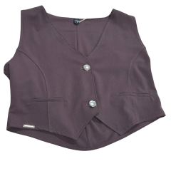 Colete Rosa Tatuada 10515 Armani Marrom Café