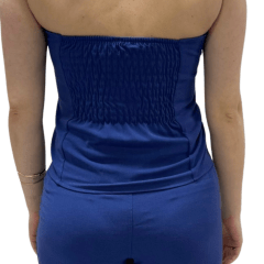 Colete Rosa Tatuada 10528 Armani Tomara que Caia Azul Marinho