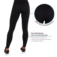 Legging Lupo 71053-0011 Max Lupo Sport Preto