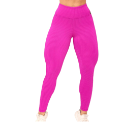 Legging Praxis 1011 V25114 Tecido Stretch Canelado Pink