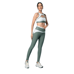 Legging Rosa Tatuada 1064502 Estrutura Branco